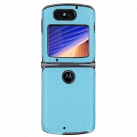 Kryt Na Motorola Razr 5G Umělá Broušená Kůže
