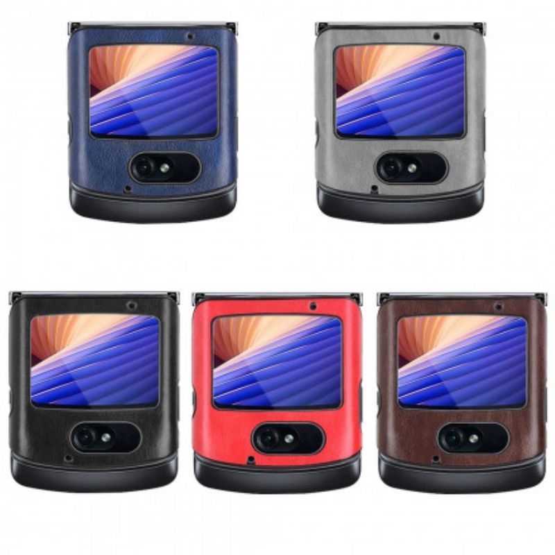 Kryty Na Mobil Na Motorola Razr 5G Umělá Kůže Liči