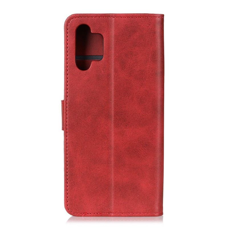 Flipové Pouzdro Na Samsung Galaxy A32 4G Efekt Matné Kůže Marius