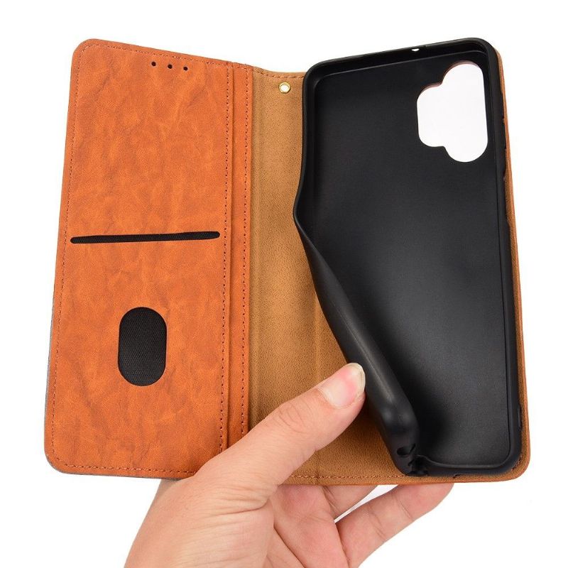 Flipové Pouzdro Na Samsung Galaxy A32 4G Kožené Pouzdro Retro Umělá Kůže