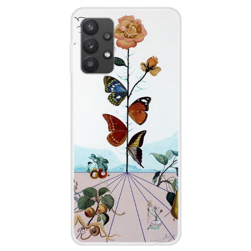 Kryt Na Samsung Galaxy A32 4G Barevní Motýli