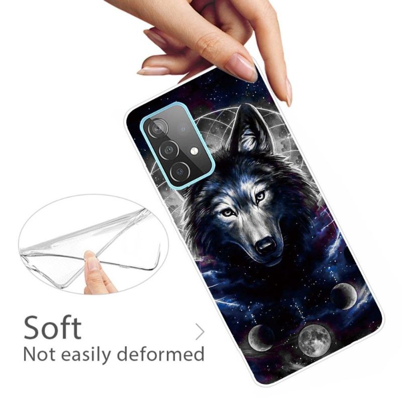 Kryt Na Samsung Galaxy A32 4G Silikonový Vlk
