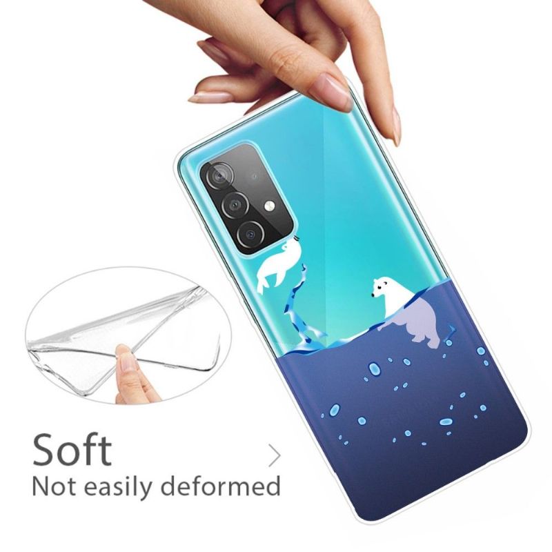 Kryt Na Samsung Galaxy A32 4G Tuleň A Lední Medvěd
