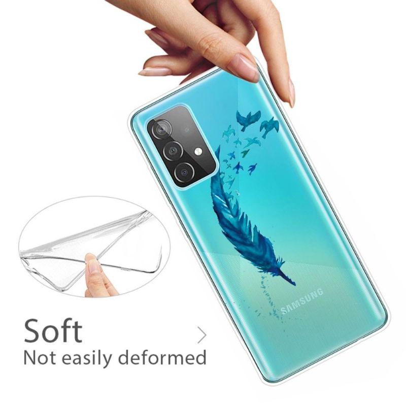 Kryty Na Mobil Na Samsung Galaxy A32 4G Peří A Ptáci