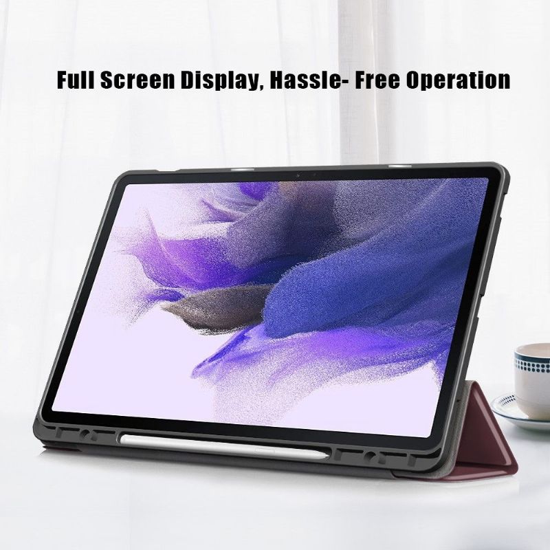 Kryty Na Mobil Na Samsung Galaxy Tab S7 FE Flipové Pouzdro Podpůrná Funkce