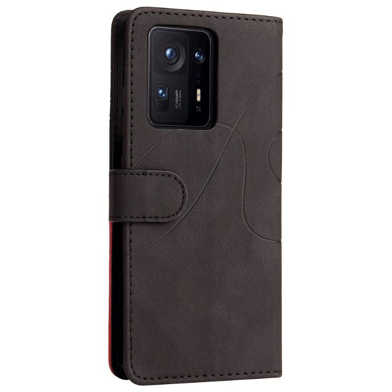 Flipové Pouzdro Na Xiaomi Mix 4 Dvoubarevné Umělecké