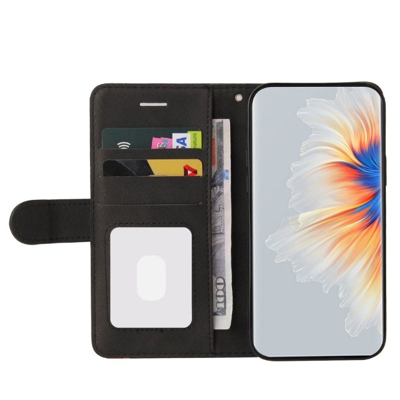 Flipové Pouzdro Na Xiaomi Mix 4 Dvoubarevné Umělecké