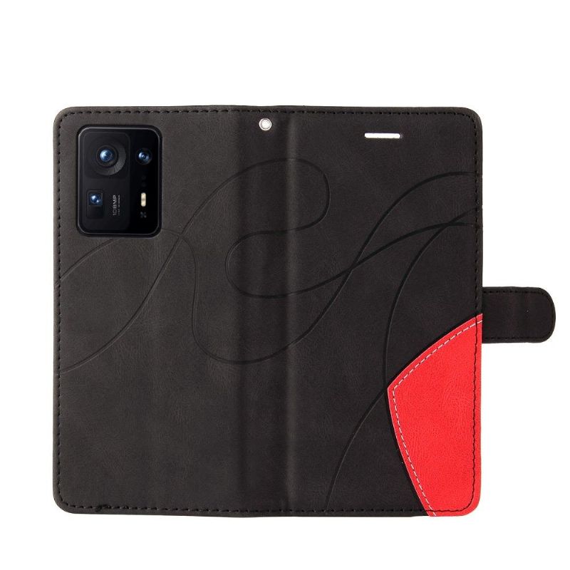 Flipové Pouzdro Na Xiaomi Mix 4 Dvoubarevné Umělecké