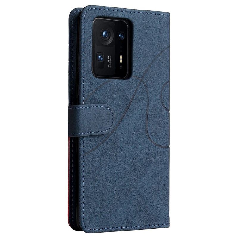 Flipové Pouzdro Na Xiaomi Mix 4 Dvoubarevné Umělecké