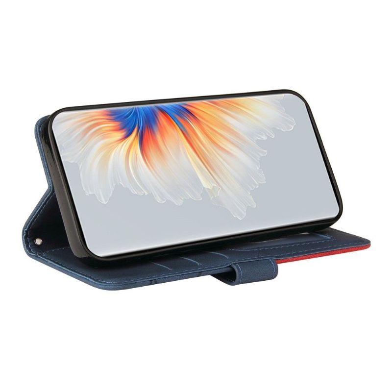 Flipové Pouzdro Na Xiaomi Mix 4 Dvoubarevné Umělecké