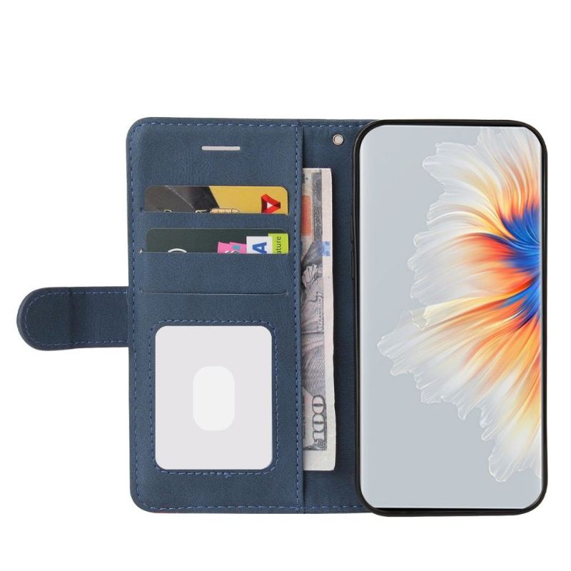 Flipové Pouzdro Na Xiaomi Mix 4 Dvoubarevné Umělecké