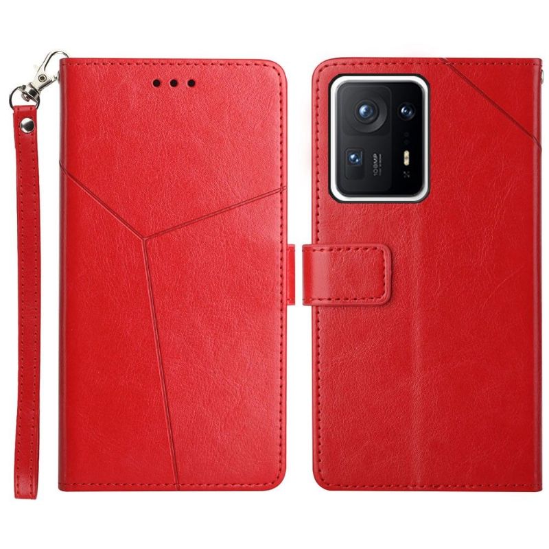 Flipové Pouzdro Na Xiaomi Mix 4 Kožený Efekt Čar Y