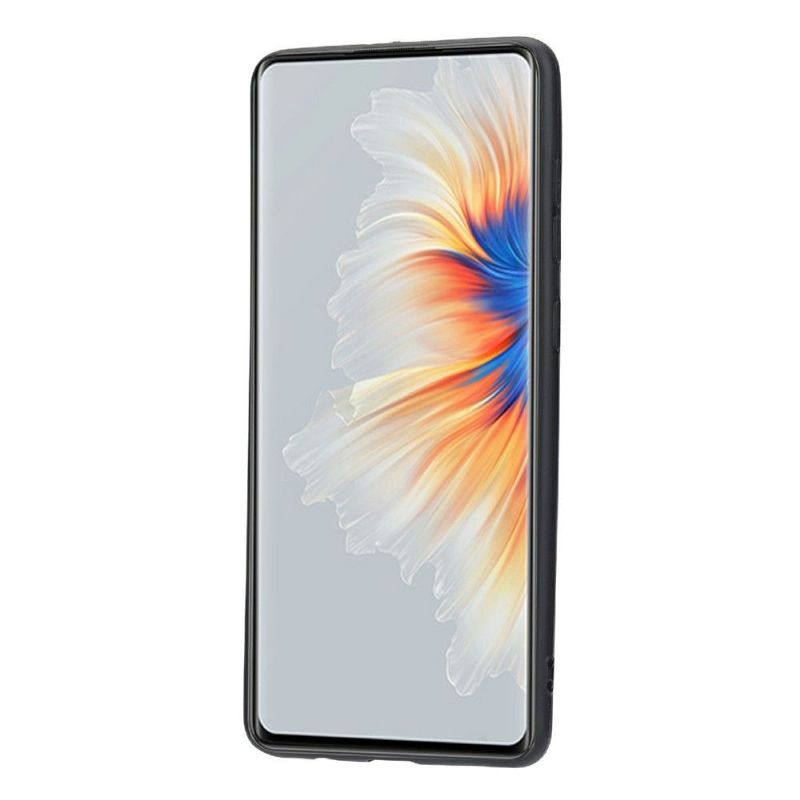 Kryty Na Mobil Na Xiaomi Mix 4 Kožený Držák Karet S Efekty