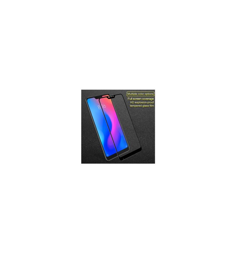 Xiaomi Mi A2 Lite – Ochranné Tvrzené Sklo V Plné Velikosti – Černá