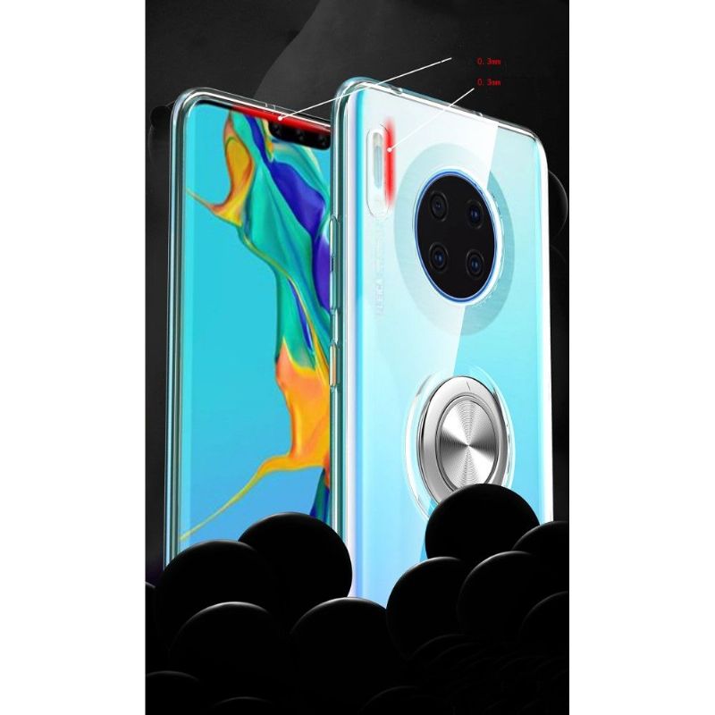 Kryt Na Huawei Mate 30 Transparentní S Magnetickým Kroužkem