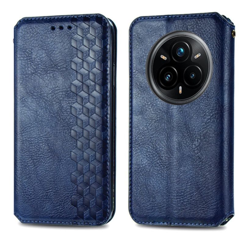 Kožené Pouzdro Folio Na Realme 14 Pro 5g Semišový Efekt Diamantový Lem