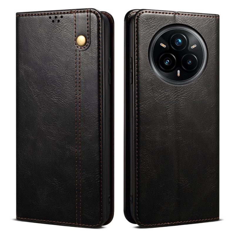 Kožené Pouzdro Folio Na Realme 14 Pro 5g Voskovaná Umělá Kůže