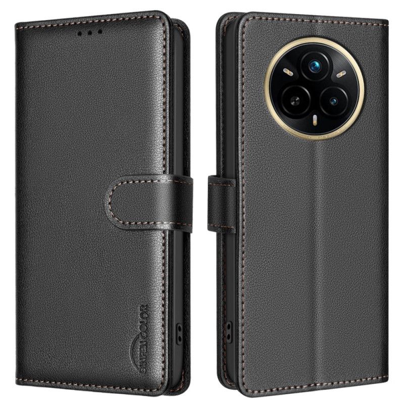 Kožený Kryt Realme 14 Pro 5g Klasická