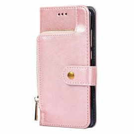 Kožený Kryt Realme 14 Pro 5g Peněženka A Popruh