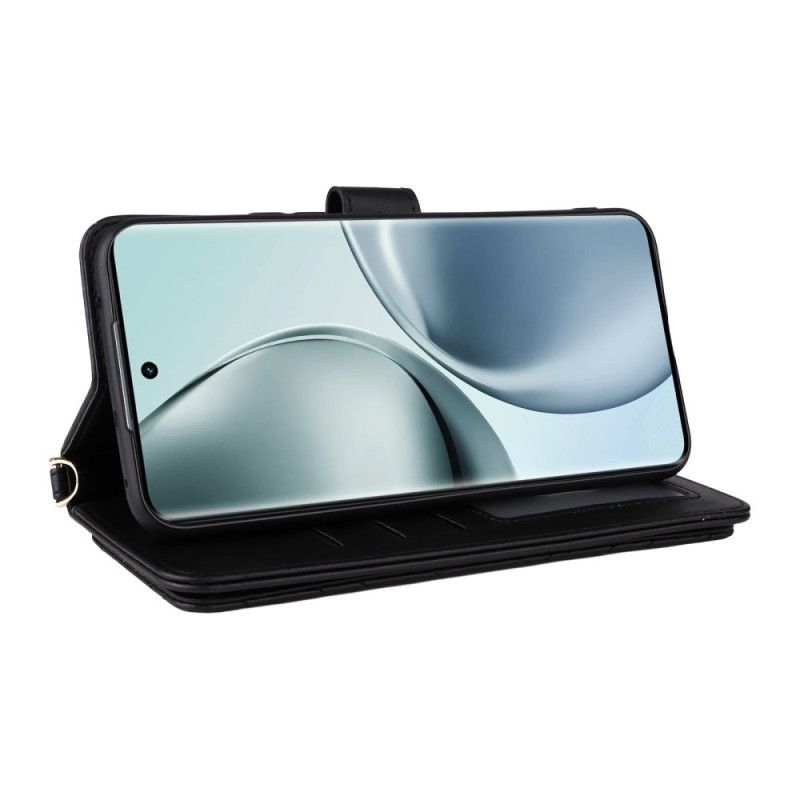 Kožený Kryt Realme 14 Pro 5g Prémiové S Ramenním Popruhem