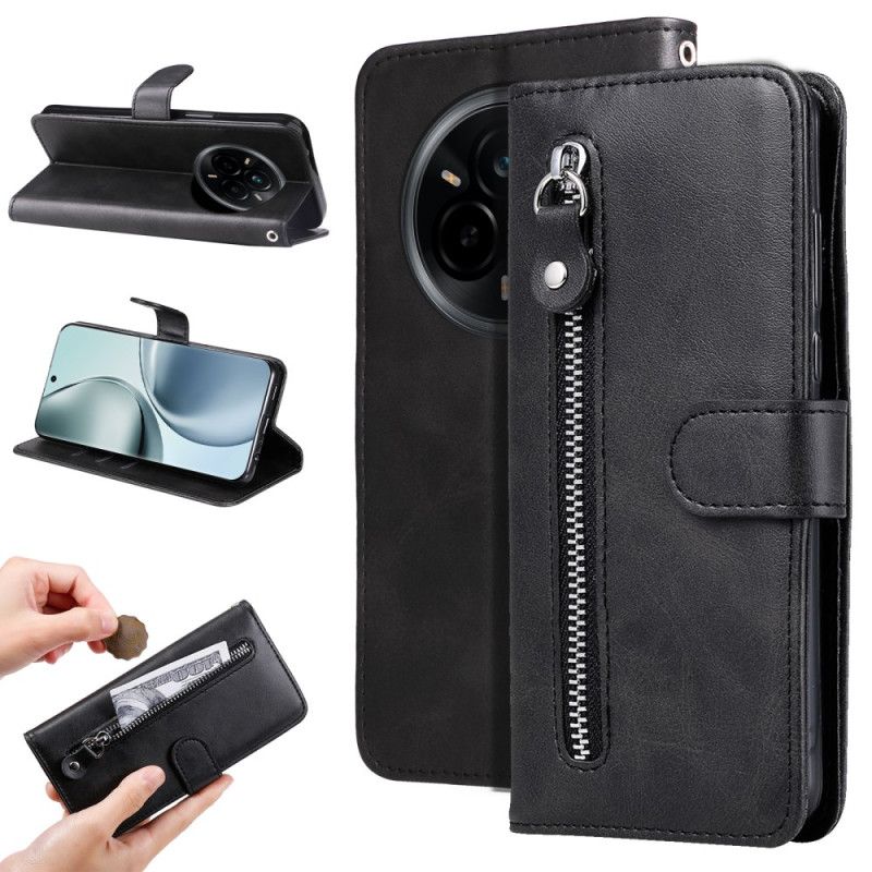 Peněženková Pouzdra Realme 14 Pro 5g Kryty Na Mobil Přední Kapsa Na Zip