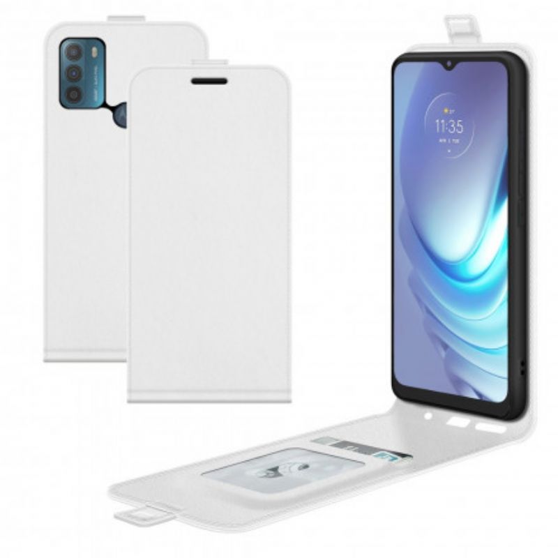 Flipové Pouzdro Na Moto G50 Kožené Pouzdro Efekt Vertikální Klapky Kůže