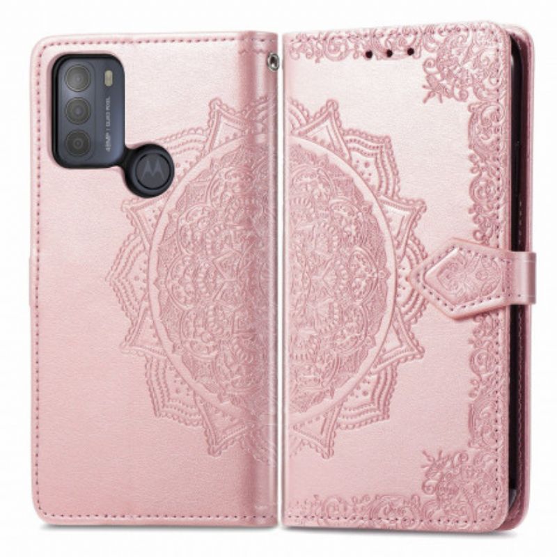 Flipové Pouzdro Na Moto G50 Mandala Středověk