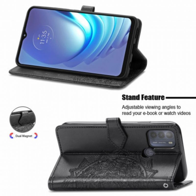 Flipové Pouzdro Na Moto G50 Mandala Středověk