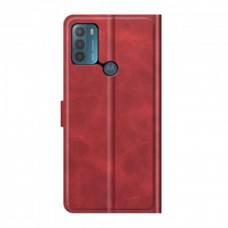 Flipové Pouzdro Na Moto G50 Stylový Kožený Design