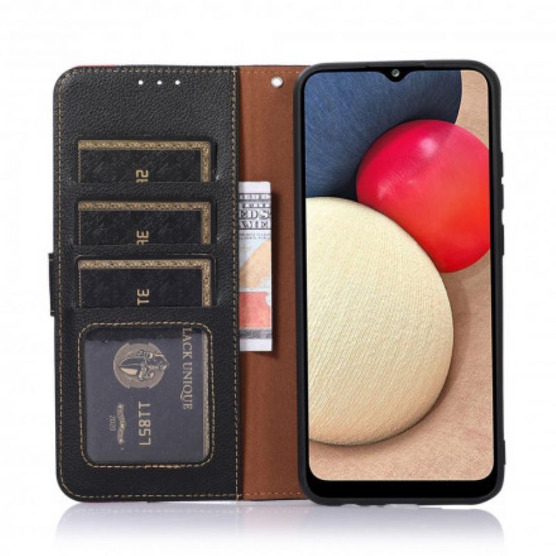 Kožené Pouzdro Na Moto G50 Rfid Khazneh Ve Stylu Liči