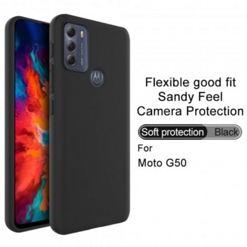 Kryt Na Moto G50 Silikonová Podložka Imak Řady Uc-3