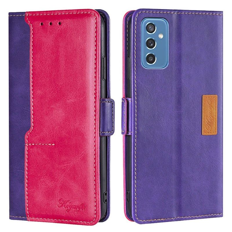 Flipové Pouzdro Na Samsung Galaxy M52 5G Keyunfei Faux Leather Bicolor