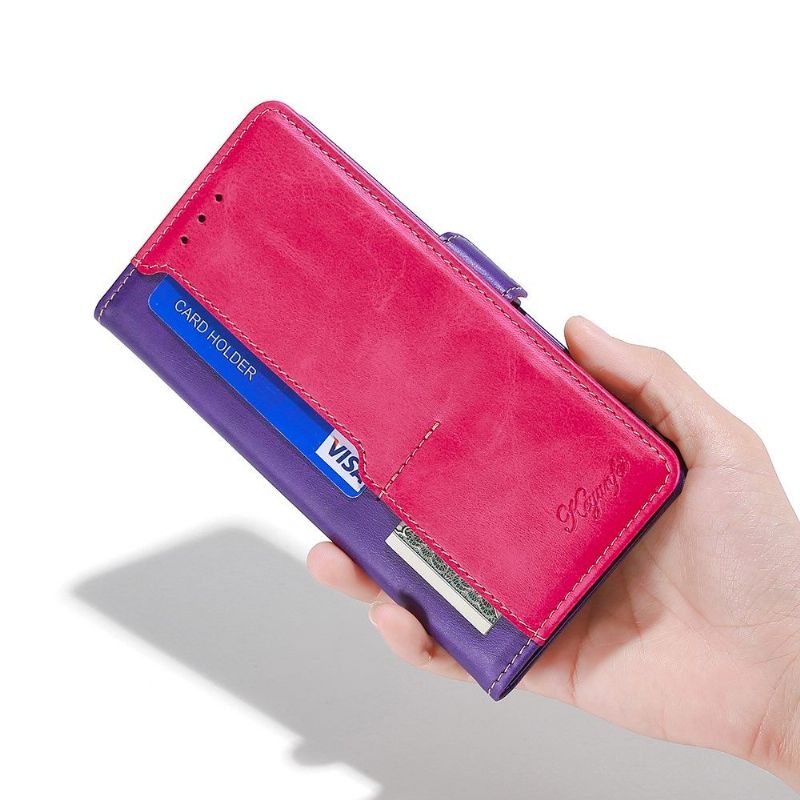 Flipové Pouzdro Na Samsung Galaxy M52 5G Keyunfei Faux Leather Bicolor