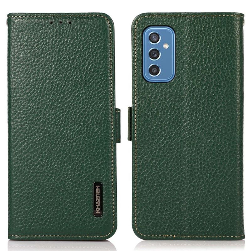Flipové Pouzdro Na Samsung Galaxy M52 5G Khazneh Zrnitá Lesklá Kůže
