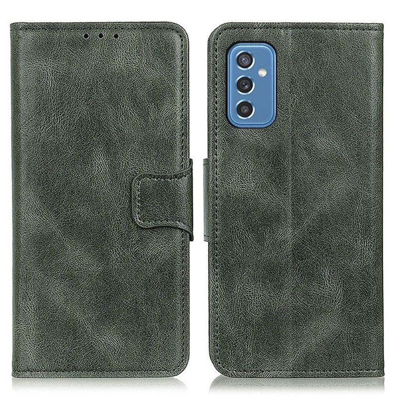 Flipové Pouzdro Na Samsung Galaxy M52 5G Kožené Pouzdro Funkce Folia Z Umělé Kůže