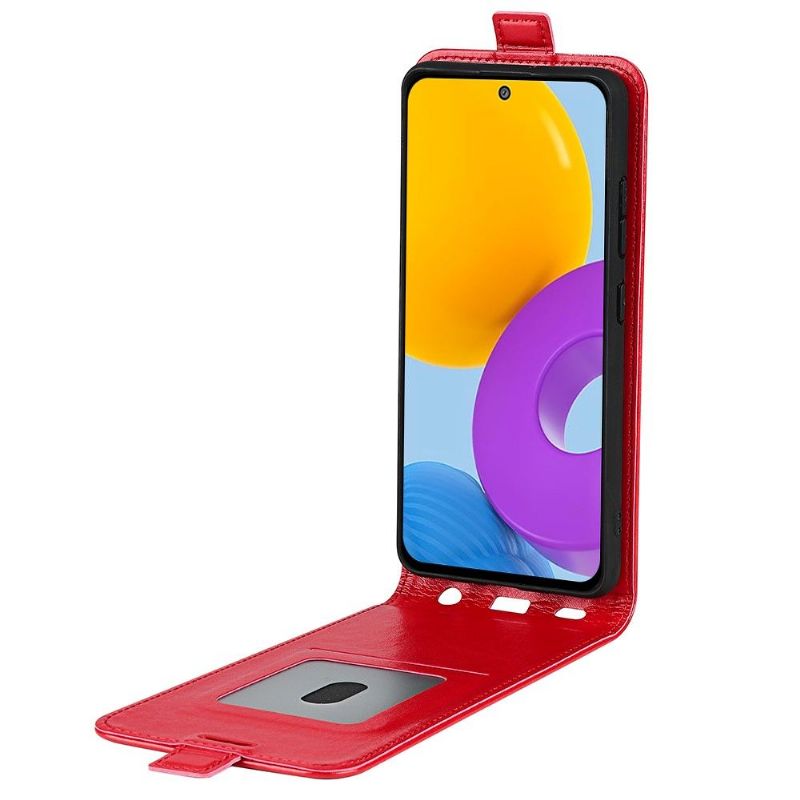 Flipové Pouzdro Na Samsung Galaxy M52 5G Kožené Pouzdro Vertikální Umělá Kůže