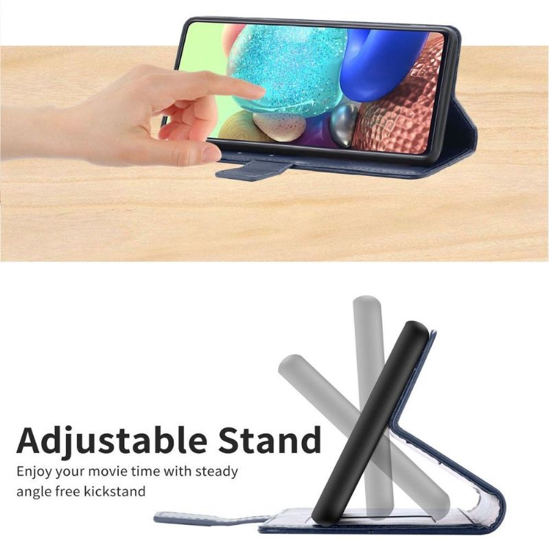 Flipové Pouzdro Na Samsung Galaxy M52 5G Kožený Efekt Čar Y