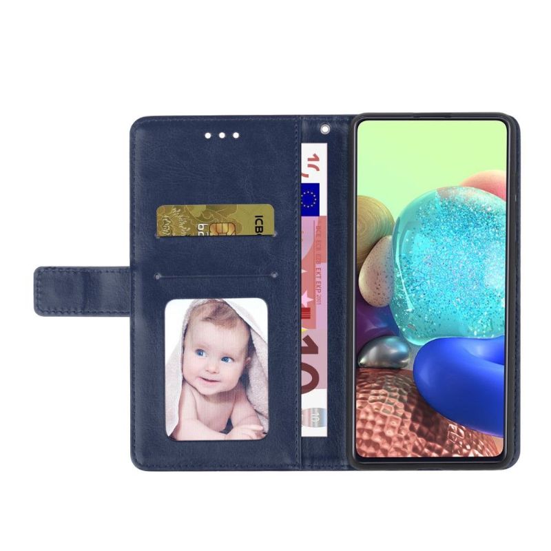Flipové Pouzdro Na Samsung Galaxy M52 5G Kožený Efekt Čar Y