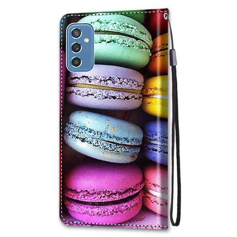 Flipové Pouzdro Na Samsung Galaxy M52 5G Makronky