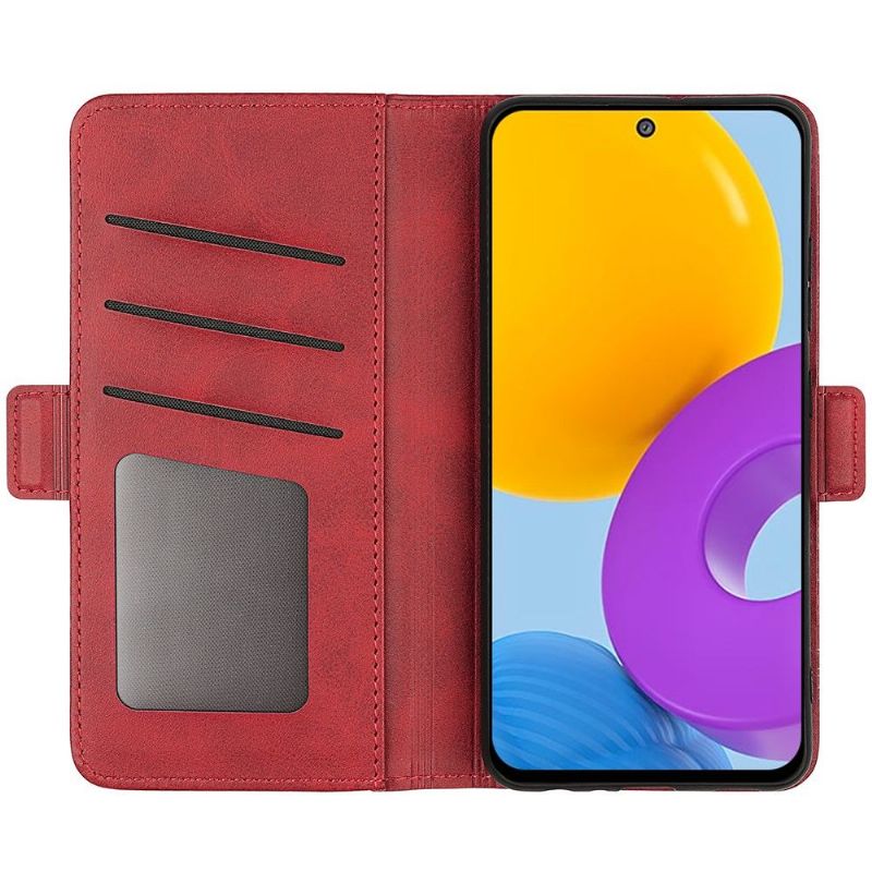 Kožené Pouzdro Folio Na Samsung Galaxy M52 5G Peněženkové Pouzdro Matná Umělá Kůže