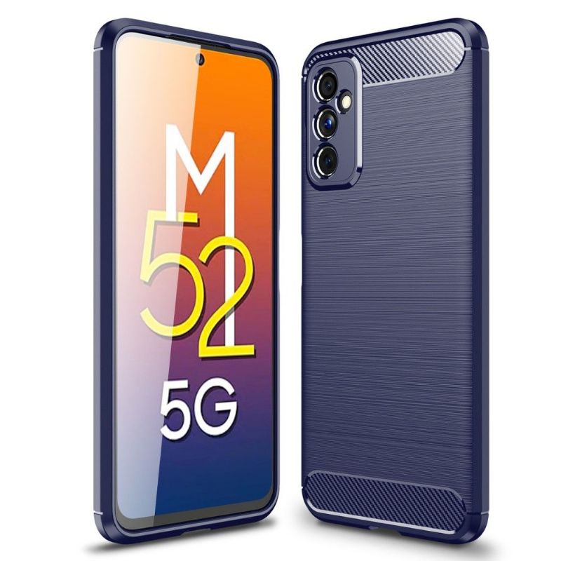Kryt Na Samsung Galaxy M52 5G Flexibilní Kartáčovaný Efekt