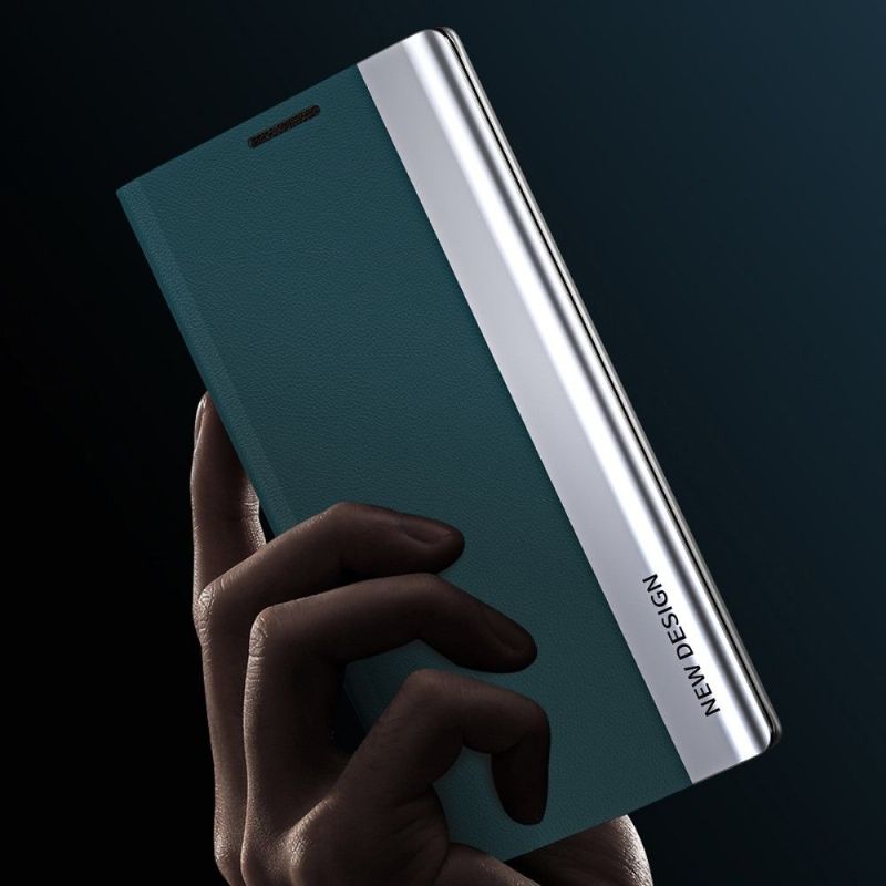 Pouzdra Na Samsung Galaxy M52 5G Obchodní Magnet S Koženým Efektem