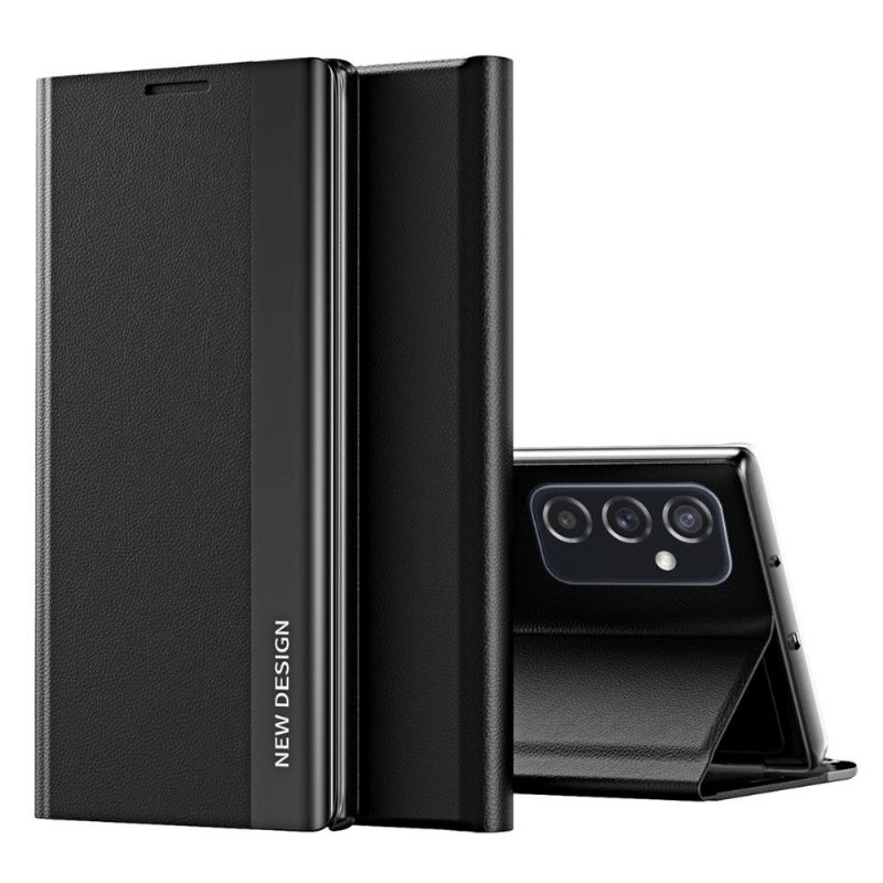 Pouzdra Na Samsung Galaxy M52 5G Obchodní Magnet S Koženým Efektem