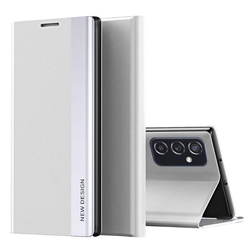 Pouzdra Na Samsung Galaxy M52 5G Obchodní Magnet S Koženým Efektem