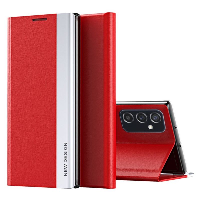 Pouzdra Na Samsung Galaxy M52 5G Obchodní Magnet S Koženým Efektem