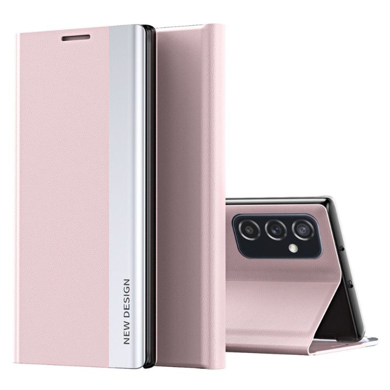 Pouzdra Na Samsung Galaxy M52 5G Obchodní Magnet S Koženým Efektem