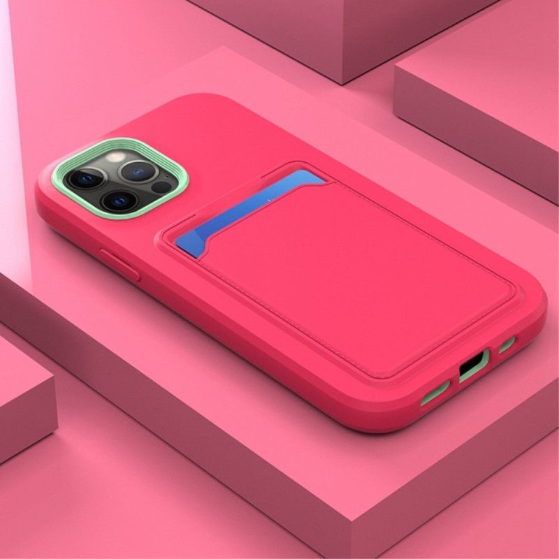 Kryt Na iPhone 14 Držák Dvoubarevných Karet