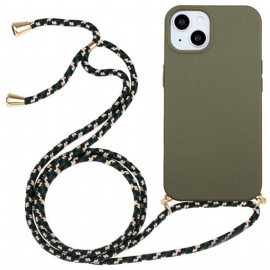 Kryt Na iPhone 14 Na Lana Šňůra Z Pšeničné Slámy