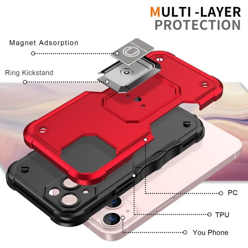 Kryt Na iPhone 14 Prstencový Design