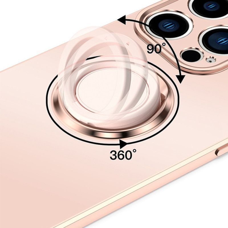 Kryt Na iPhone 14 Stylový Kovový Prstencový Držák
